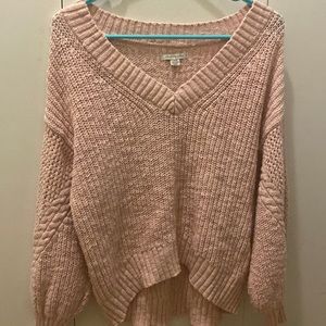American Eagle Blush Pink Sweater